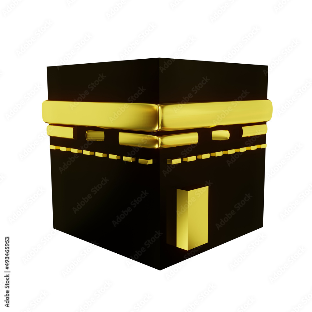 3d icon kaaba 3d icon kaaba