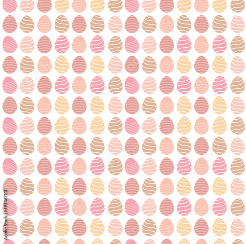 seamless pattern with easter eggs in boho colors, Easter eggs seamless pattern in boho colors, Boho color Easter eggs pattern
