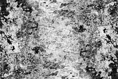 Scattered heavy grunge textured monochromatic cement plaster wall surface