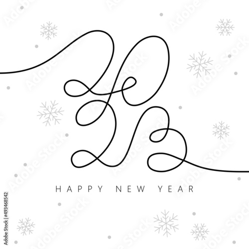 2023 New Year Calendar vector illustration. Chinese New Year design. New Year background