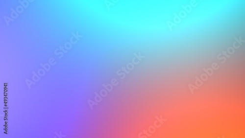 Bright light multi-colored background. Background for design. Cover for neon design. Orange violet blue. 3D renderer.
