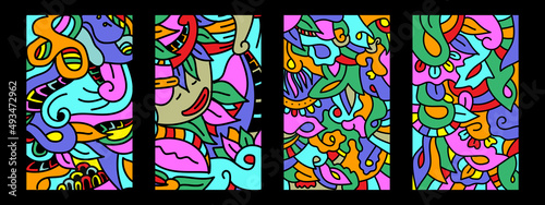 Abstract Colorful Background Vector for Banners, posters, websites, stories and patterns.