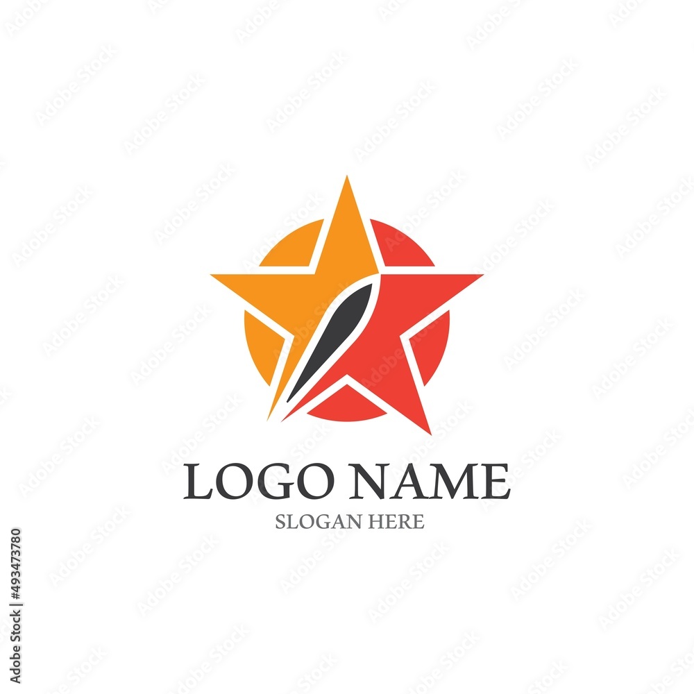 Star icon Template vector illustration Star icon Template vector illustration