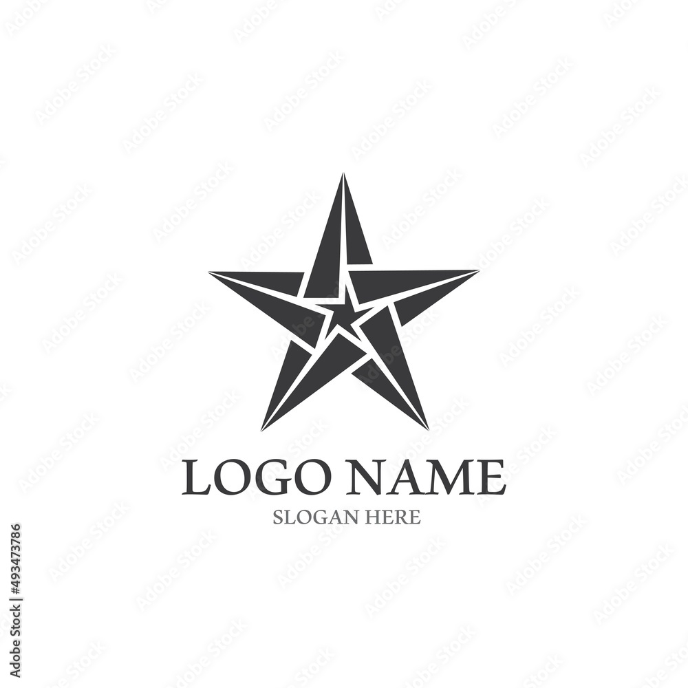 Star icon Template vector illustration Star icon Template vector illustration