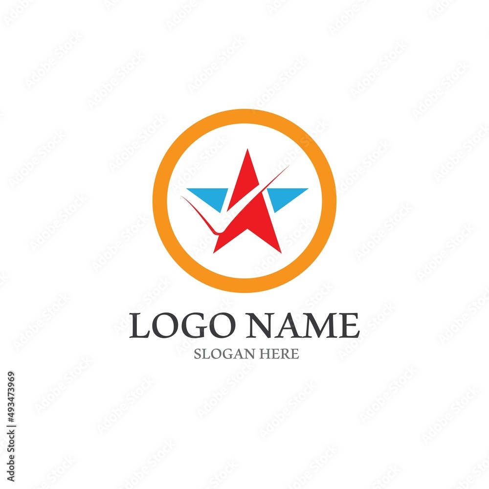 Star icon Template vector illustration Star icon Template vector illustration