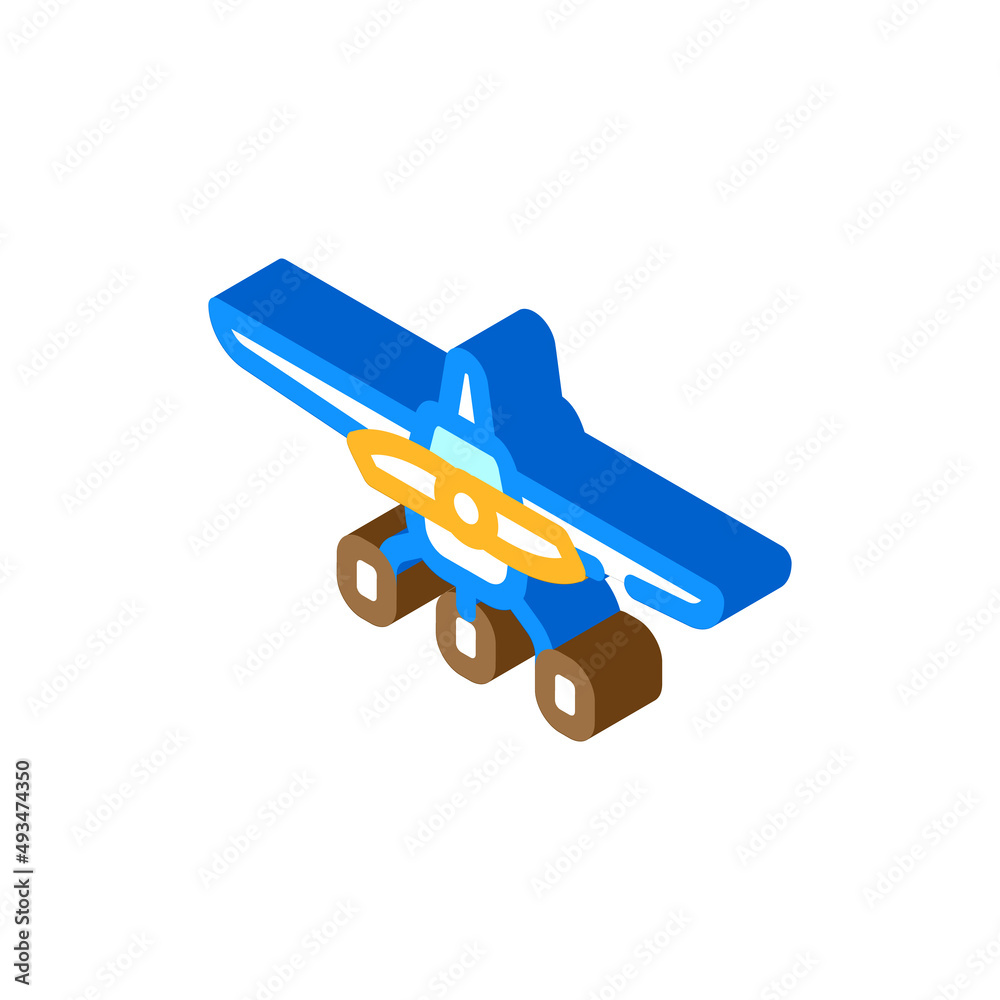 aircraft plane isometric icon vector. aircraft plane sign. isolated symbol illustration aircraft plane isometric icon vector. aircraft plane sign. isolated symbol illustration