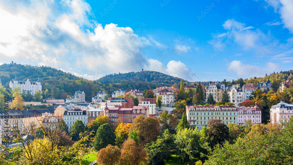Karlovy Vary in Czech Republic.