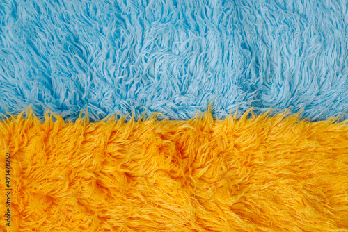 Blue and yellow digital newborn backdrop. Ukrainian background. Ukraine. photo