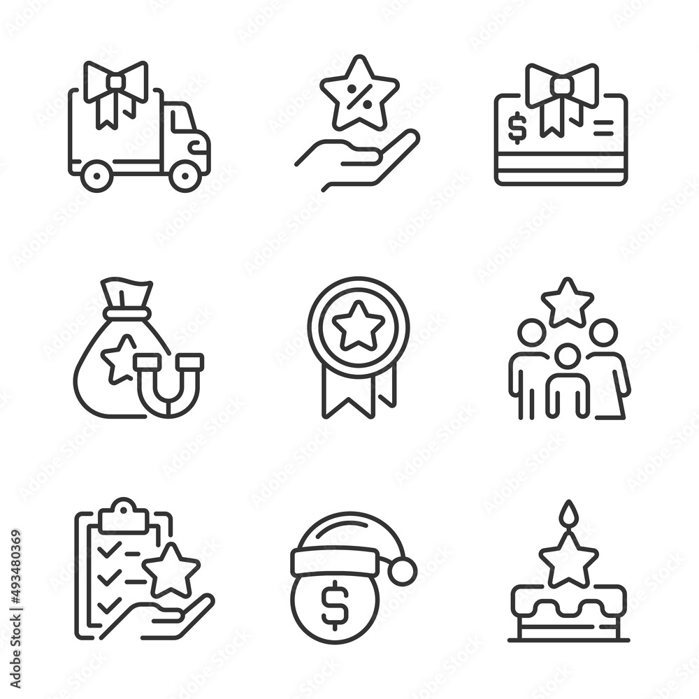 Financial compensation pixel perfect linear icons set. Discounts, offers. Marketing strategy. Engagement. Customizable thin line symbols. Isolated vector outline illustrations. Editable stroke Financial compensation pixel perfect linear icons set. Discounts, offers. Marketing strategy. Engagement. Customizable thin line symbols. Isolated vector outline illustrations. Editable stroke