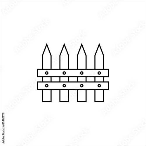 fence icon vector illustration symbol