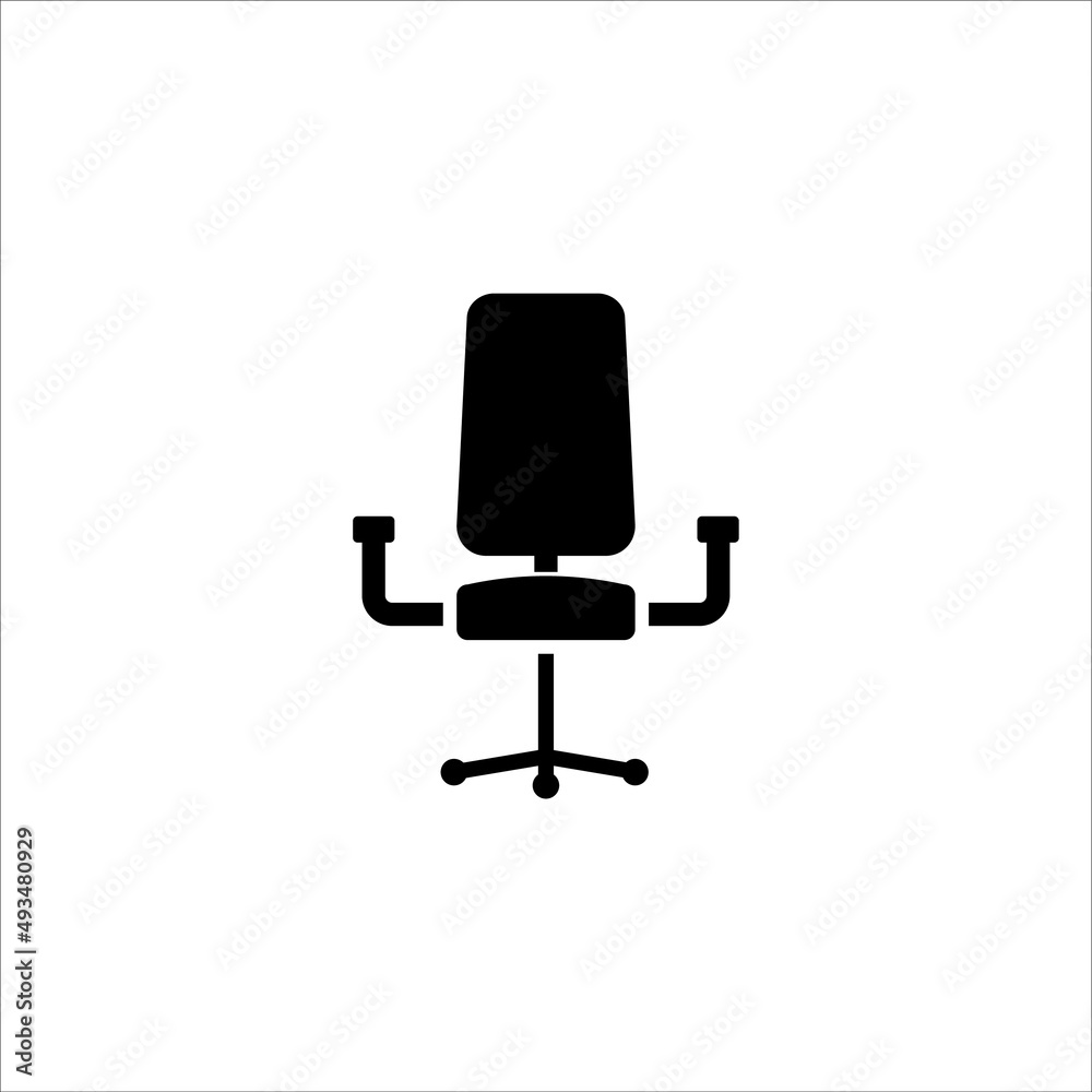 office chair icon vector illustration symbol office chair icon vector illustration symbol