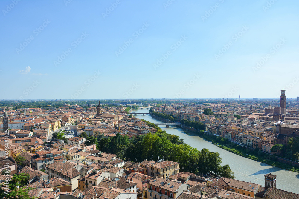 City of Verona in Northern Italy 