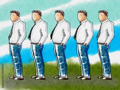 Breathe concept with Hard Pastels design