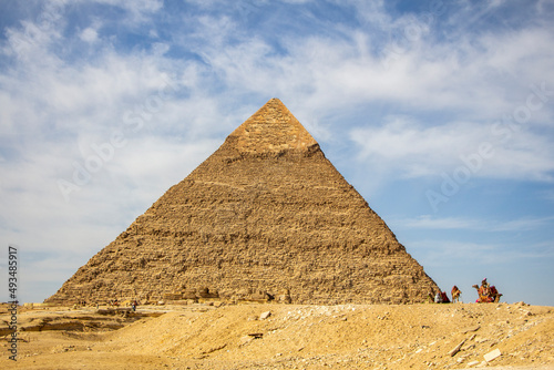 great Pyramid Khafre  Giza  Cairo  Egypt