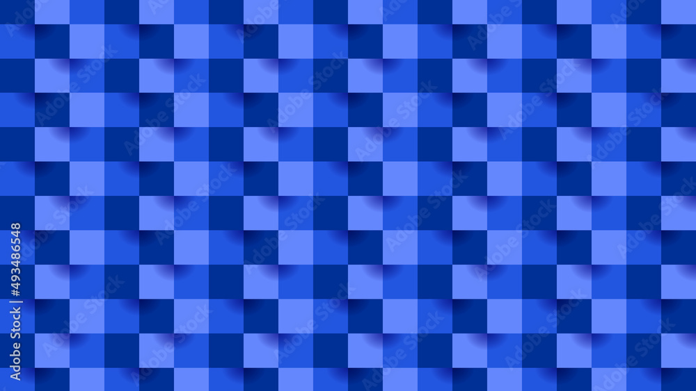 Seamless pattern blue square abstract background texture. Paper art style 3d vector background Seamless pattern blue square abstract background texture. Paper art style 3d vector background