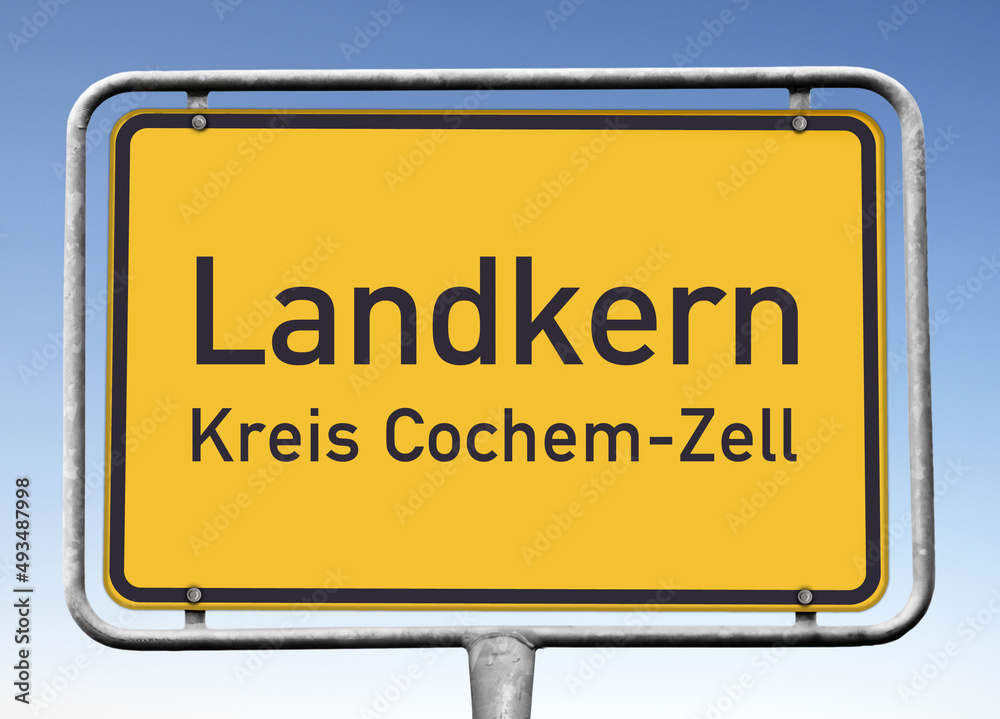 Landkern, Kreis Cochem-Zell, Ortseinfahrt, (Symbolbild)