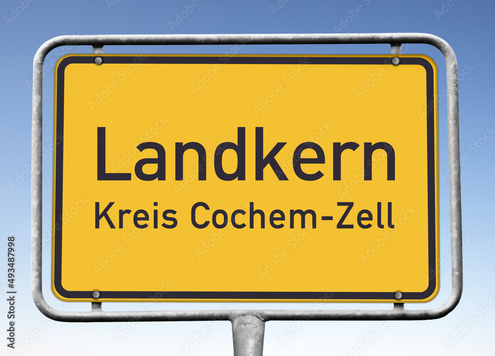 Landkern, Kreis Cochem-Zell, Ortseinfahrt, (Symbolbild) Landkern, Kreis Cochem-Zell, Ortseinfahrt, (Symbolbild)