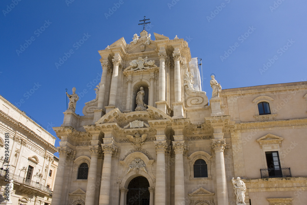 Cathedral of the Nativity of Mary Most Holy (Duomo) in Syracuse, Sicily, Italy	