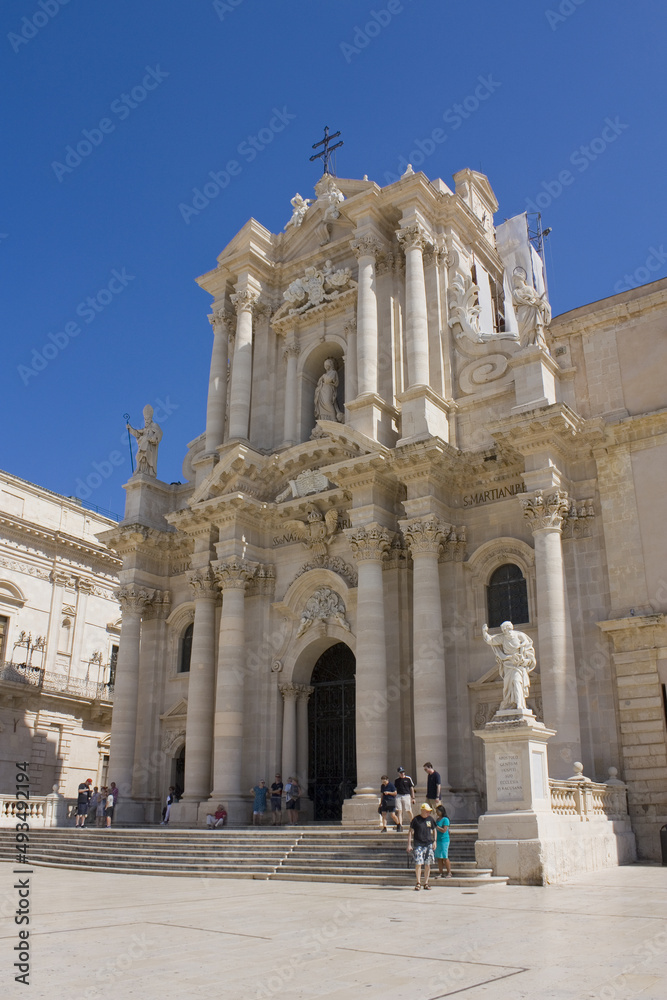 Cathedral of the Nativity of Mary Most Holy (Duomo) in Syracuse, Sicily, Italy	
