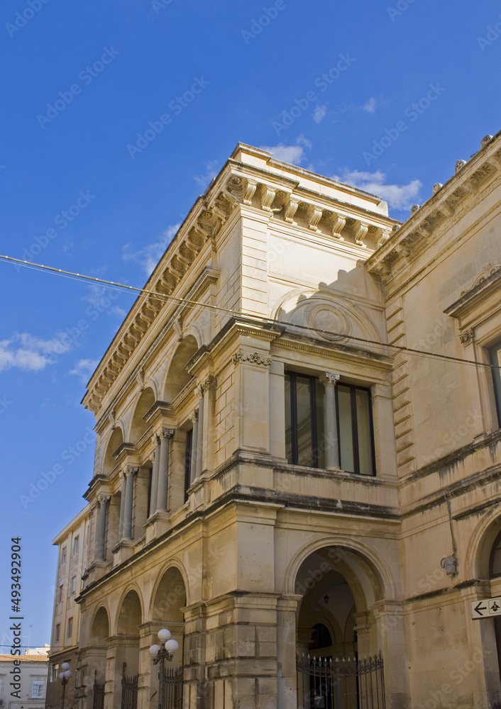 Municipal Theater of Syracuse, Sicily, Italy