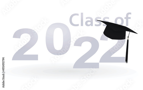 Graduation Class of 2022. vector