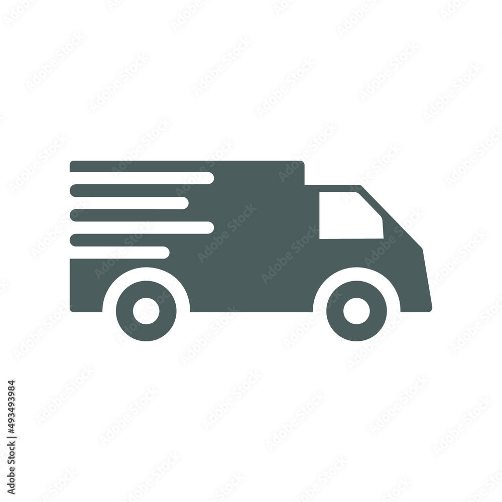 Shipping, transport, delivery icon. Gray vector graphics. Shipping, transport, delivery icon. Gray vector graphics.