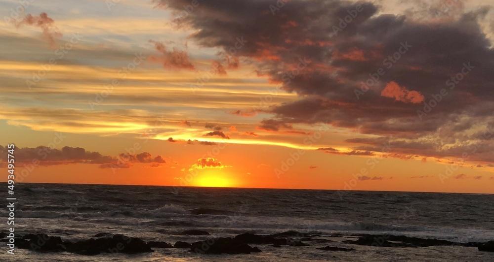 Fototapeta premium Cuando cae el sol