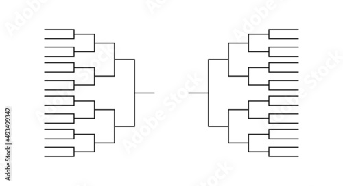 Tournament bracket templates.