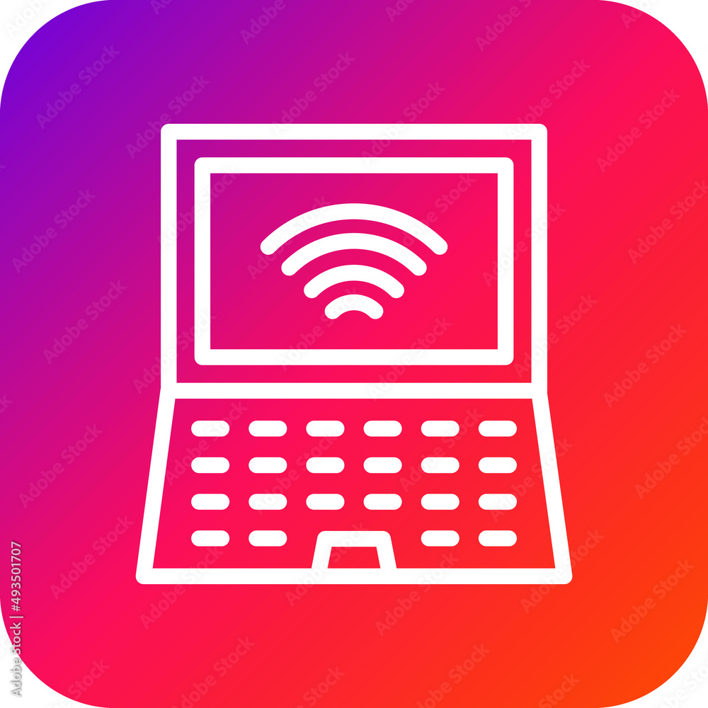 Laptop Vector Icon Design Illustration Laptop Vector Icon Design Illustration