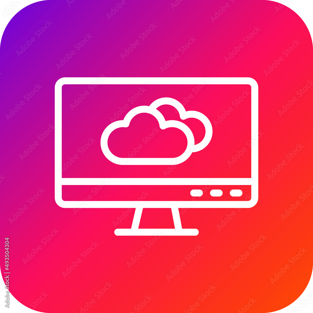 Forecast Vector Icon Design Illustration Forecast Vector Icon Design Illustration