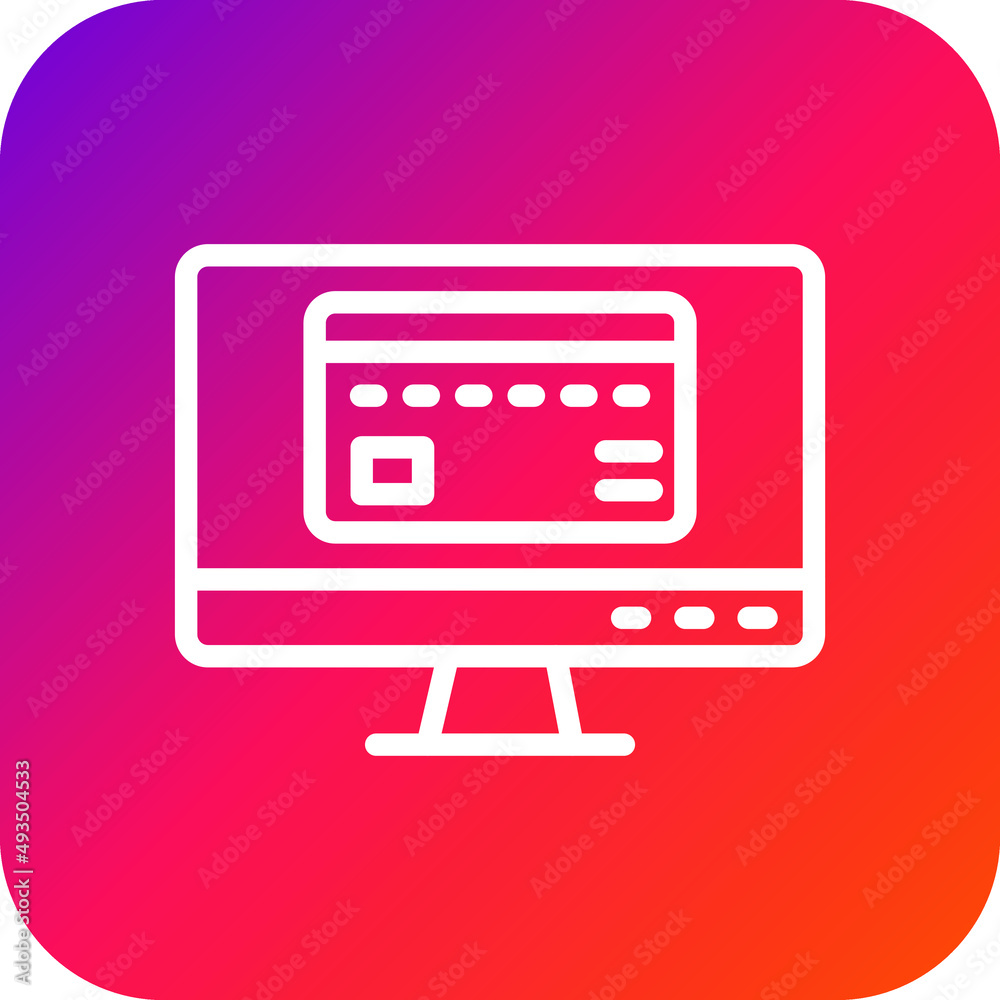 Online payment Vector Icon Design Illustration Online payment Vector Icon Design Illustration