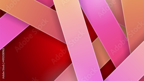 Wallpaper Mural Modern abstract gradient red orange colorful for design banner background. Vector illustration Torontodigital.ca
