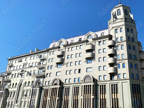 Moscow, Russia, March, 15, 2021. 25 Sadovaya Kudrinskaya Street in  Moscow photo