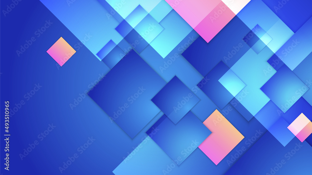 Abstract blue background with pink orange yellow neon gradient. Vector illustration Abstract blue background with pink orange yellow neon gradient. Vector illustration