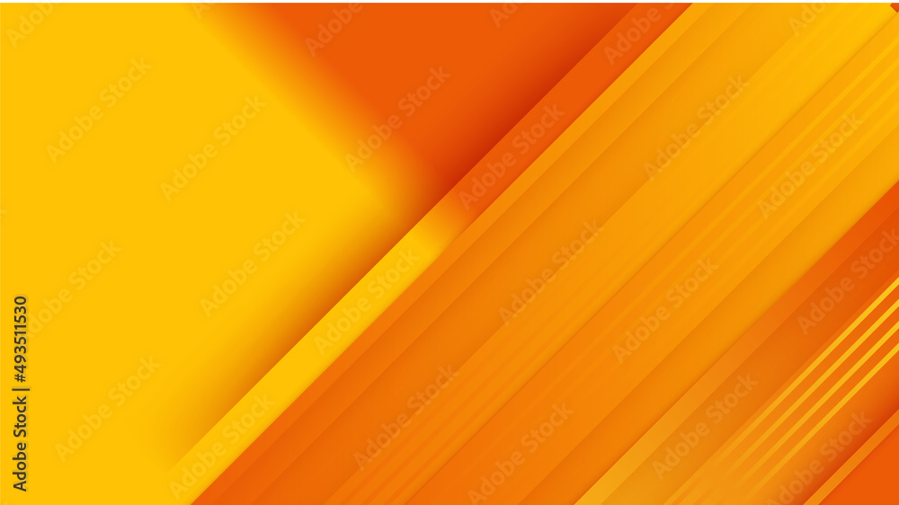 Abstract orange and yellow banner background Abstract orange and yellow banner background