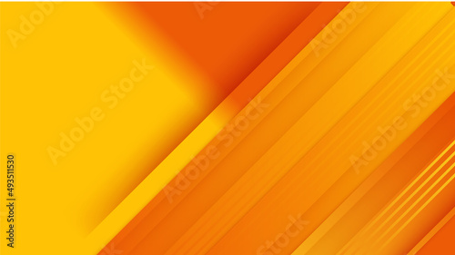 Abstract orange and yellow banner background