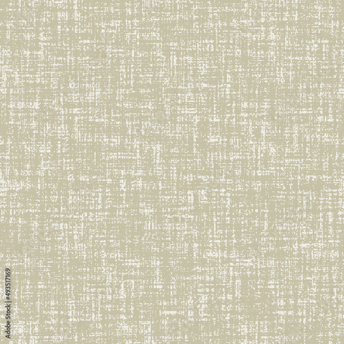 Natural White Gray French Linen Texture Background. Old Flax Fibre Seamless Pattern. Organic Yarn Close Up Weave Fabric for Wallpaper, tan Beige Cloth Packaging Canvas. Vector EPS10 Repeat Tile