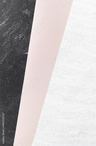 background with dark stone, pink, and paper texture