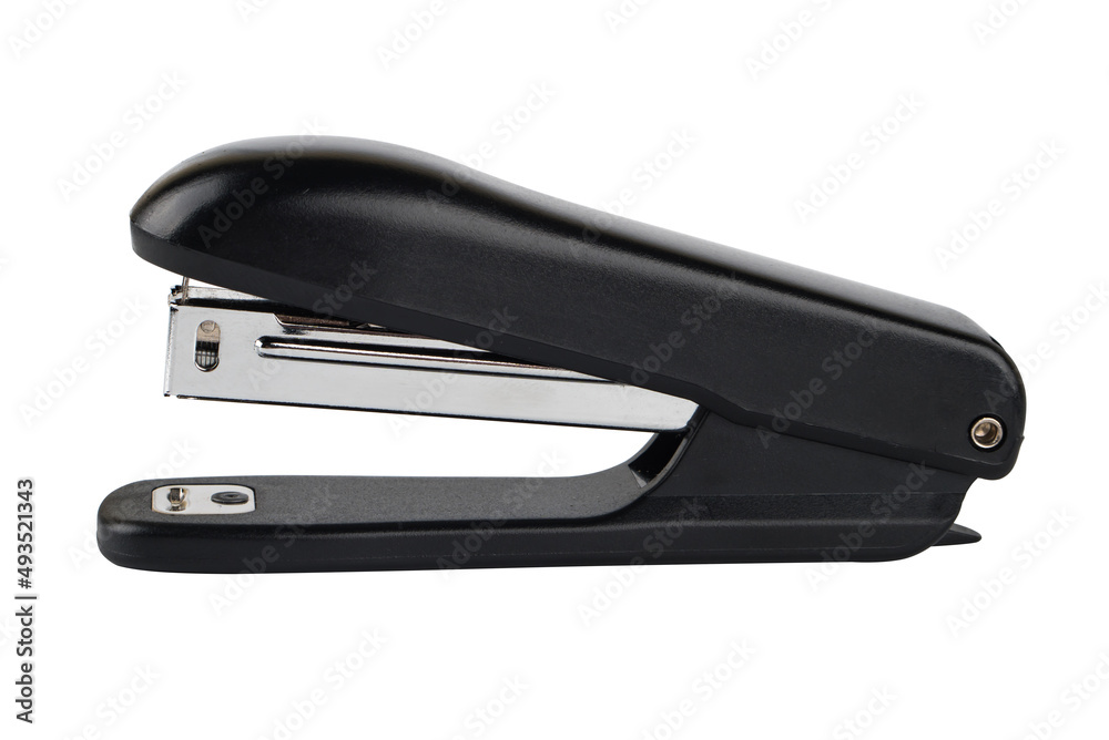 stapler for stapling paper, on a white background in isolation stapler for stapling paper, on a white background in isolation