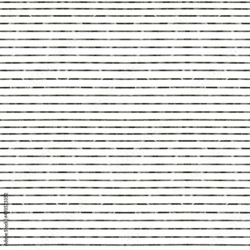 Black and white horizontal stripes. Seamless  pinstripe textured pattern. 
