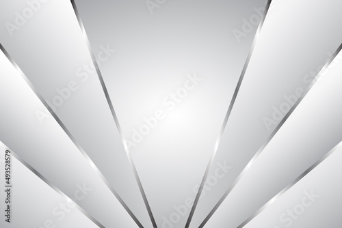 Luxury silver white background