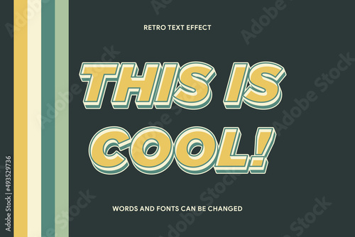 modern stylish text effect