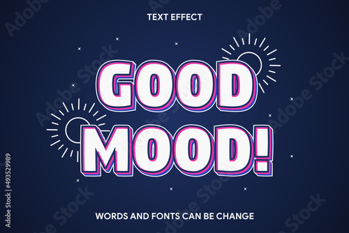 modern stylish text effect