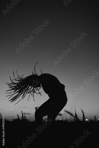 silhouette of a person