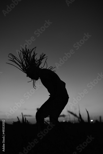 silhouette of a person