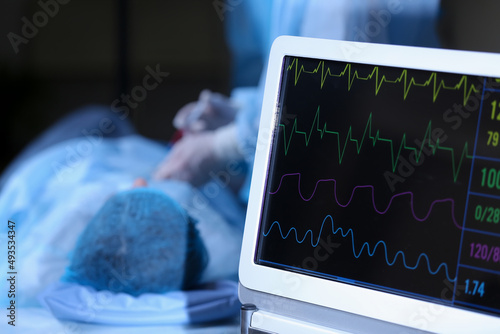 Modern heart rate monitor i...