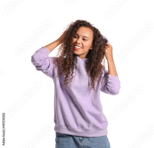 Beautiful young African-Ame...