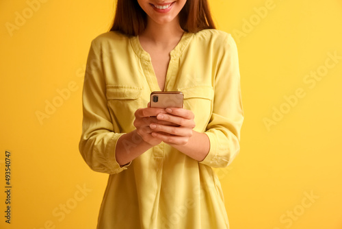 Beautiful young woman with ...