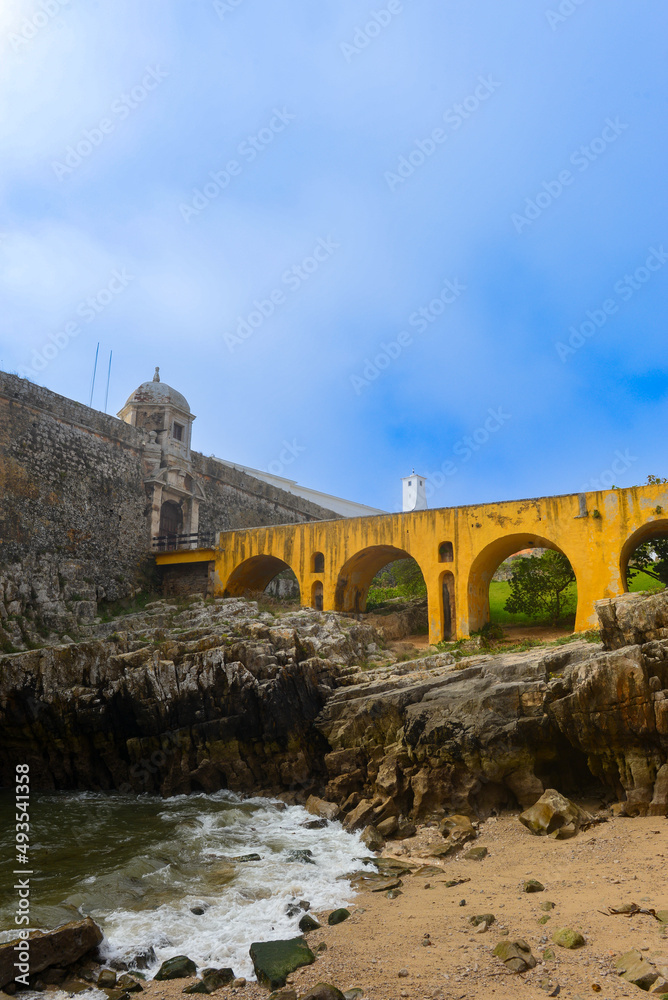 Fototapeta premium Festungsanlage Fortaleza de Peniche, Portugal