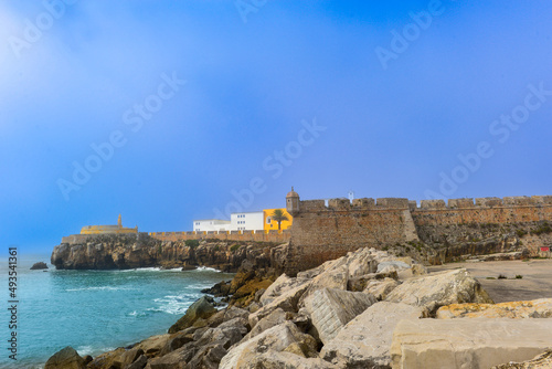 Billede på lærred Festungsanlage Fortaleza de Peniche, Portugal